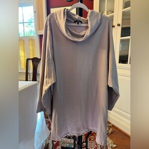 Ellos Lavender Cowl Neck Top